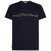 Maglietta da uomo Icebreaker Men Merino 150 Tech Lite SS Tee Mountain Pulse blu scuro Midnight Navy