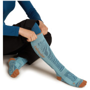 Calzini da donna Icebreaker Women Merino Blend Ski+ Medium OTC Mountain Contour