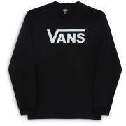 Maglietta da uomo Vans Classic Vans LS nero/bianco Black/White