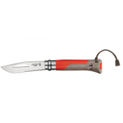 Coltello chiudubile Opinel VRI N°08 Inox Outdoor rosso