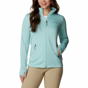 Felpa da donna Columbia W Park View Grid Fleece Full Zip azzurro Aqua Haze Heather