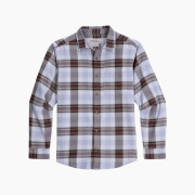 Camicia da uomo Royal Robins Lieback Organic Cotton Flannel L/S blu/rosso Shasta Blue Oak Pld
