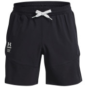 Pantaloncini da uomo Under Armour Armourprint Woven Shorts nero Black / / Halo Gray