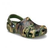 Pantofole per bambini Crocs Classic Camouflage Clog Army Green/Multi verde Army Green/Multi