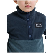 Felpa da bambino Didriksons Monte Kids Half Bu 6 Mountain Blue
