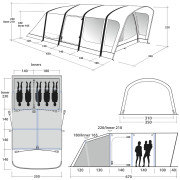 Tenda gonfiabile Outwell Springville 5SA