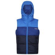 Gilet per bambini Regatta Lofthouse B/W blu/nero Strong Blue/New Royal