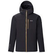 Giacca impermeabile da uomo Regatta Birchdale II nero/giallo Blk(WoodBrn)