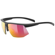 Occhiali da sole Uvex Aerios nero/rosso black matt / mir.red