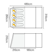 Tenda familiare Regatta Karuna 4