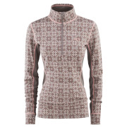 Maglietta sportiva da donna Kari Traa Rose Half Zip marrone chiaro Taupe