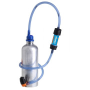 Adattatore per bottiglia Source ConverTube + Sawyer Mini Filtr blu Transparent-Blue