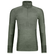 Maglietta sportiva da donna Ortovox 230 Competition Zip Neck W grigio arctic grey