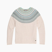Maglione da donna Royal Robins Westlands Fairisle Crew beige Chalk Htr Manzanita Pt