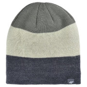 Cappello invernale da uomo 4F Cap M510 grigio/verde MULTICOLOUR 1 MELANGE