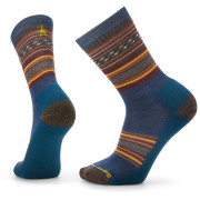 Calze Smartwool Everyday Regarita Crew Socks blu/giallo alpine blue