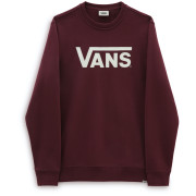 Felpa da uomo Vans Classic Vans Crew rosso/bianco Port Royale