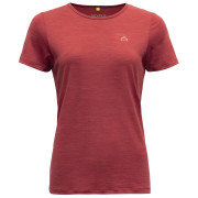 Maglietta sportiva da donna Devold Valldal Merino 130 Tee Wmn rosso Beauty