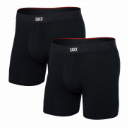 Boxer Saxx Vibe Xtra Super Soft Bb Fly 2Pk nero Black