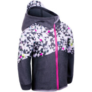 Giacca softshell per bambini Unuo Fleece Street grigio/rosa