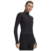 Felpa tecnica da donna Under Armour Vanish Elite Full Zip nero Ultimate Black / / Metallic Silver