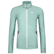 Felpa tecnica da donna Ortovox Fleece Jacket W blu ice waterfall