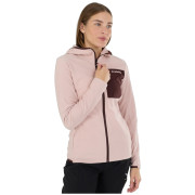 Felpa tecnica da donna Fundango Nigata Full Zip Hoodie rosa rose