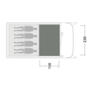 Tappeto per tenda Outwell Cozy Carpet Monterey 4 Air