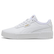 Scarpe da bambino Puma Carina 3.0 Jr White-Gold