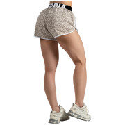 Pantaloncini da donna Nebbia Leopard Training Shorts Primal beige CREAM LEOPARD