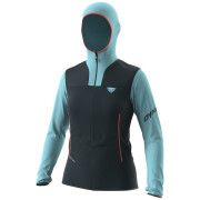 Felpa tecnica da donna Dynafit Traverse Ptc Hooded Jacket W blu 8051 - marine blue BLUEBERRY/3010