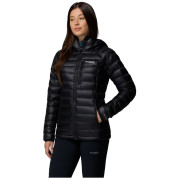 Piumino da donna Columbia Arctic Crest Down Hooded Jacket nero Black