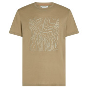 Maglietta funzionale da uomo Icebreaker M 150 Tech Lite SS Tee Great Heights marrone chiaro Cumin