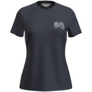 Maglietta sportiva da donna Icebreaker W Mer 150 Tech Lite SS Tee Adventure Rid blu scuro Midnight Navy