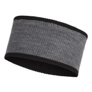 Fascia Buff Crossknit Headband nero/grigio SolidBlack