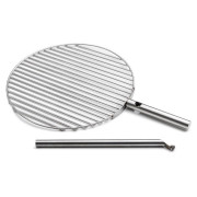 Griglia per barbecue Höfats Triple Grid 45 argento nerez
