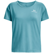 Maglietta sportiva da donna Under Armour Rush Energy SS azzurro Glacier Blue / / White