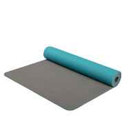 Tappetino Yate Yoga Mat a doppio strato TPE blu/grigio