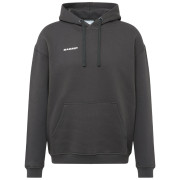 Felpa da uomo Mammut Mammut Base ML Hoody Men Mini Logo grigio scuro gabbro