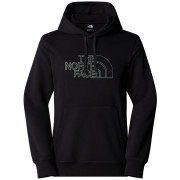 Felpa da uomo The North Face Drew Peak Light Hoodie nero/verde Tnf Black/Duck Green