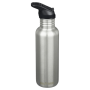 Bottiglia in acciaio inox Klean Kanteen Classic 27oz (w/Flip Seal Sport) argento Brushed Stainless