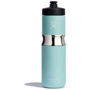 Borraccia Hydro Flask Wide Mouth Insulated Sport Bottle 20oz azzurro dew