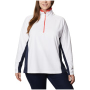 Felpa da donna Columbia Glacial IV 1/2 Zip bianco WhiteDarkNocturnal