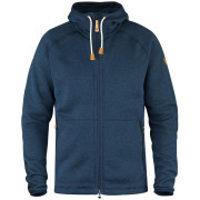 Felpa da uomo Fjällräven Övik Fleece Hoodie M blu Navy