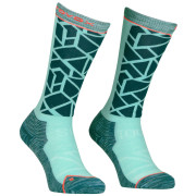 Calze al ginocchio da donna Ortovox Ski Tour Comp Long Socks W blu dark pacific