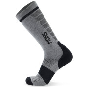 Calze da sci Mons Royale Pro Lite Merino Snow Sock grigio/nero Grey Marl