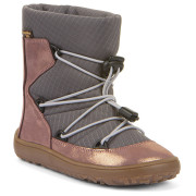 Stivali invernali da donna Froddo Barefoot Tex Track Wool grigio/rosa grey/pink