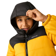 Giacca invernale per bambini Regatta Lofthouse Black/Mustard