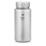 Borraccia Keith Titanium Titanium Sport Bottle 1,2 l grigio