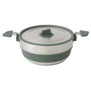 Pentola pieghevole Sea to Summit Detour Stainless Steel Collapsible Pot 3L argento/verde Laurel Wreath Green